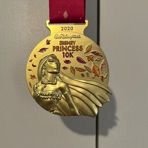 RunDisney 2020 Princess 10K Medal featuring Pocahontas